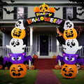 8 Ft Pumpkin Archway Halloween Inflatable with LED Lights