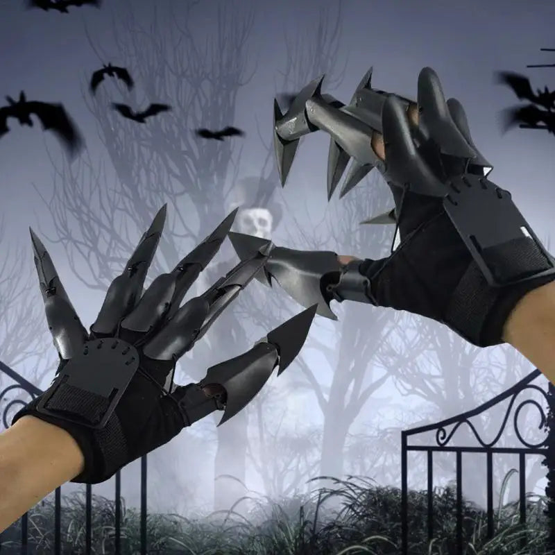 Articulated Skeleton Hand Claw Halloween Finger Extensions
