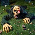 Zombie Groundbreaker Halloween Prop with Sound and Glowing Eyes