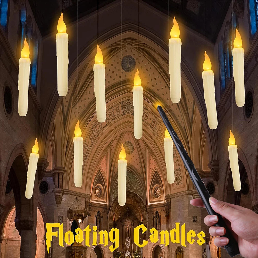 LED Floating Halloween Candles, Flameless, US Stock