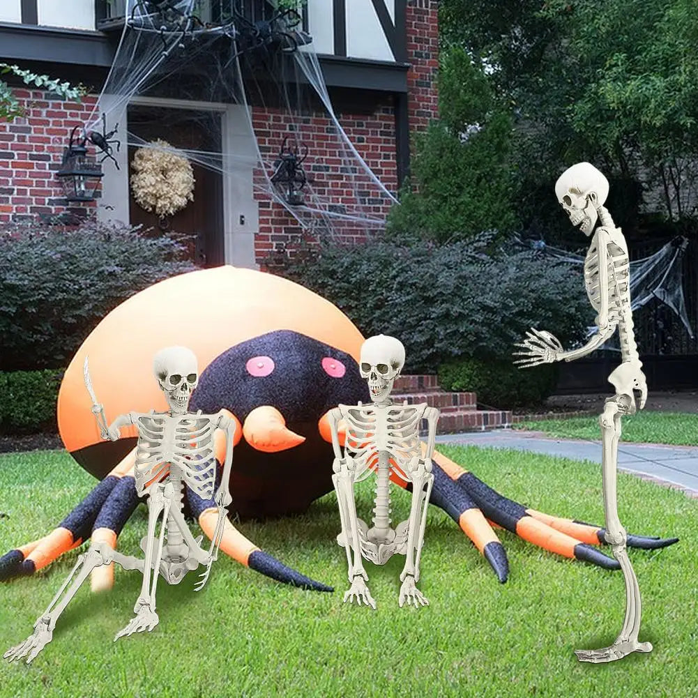 5.4 Ft Poseable Life-Size Skeleton Halloween Prop
